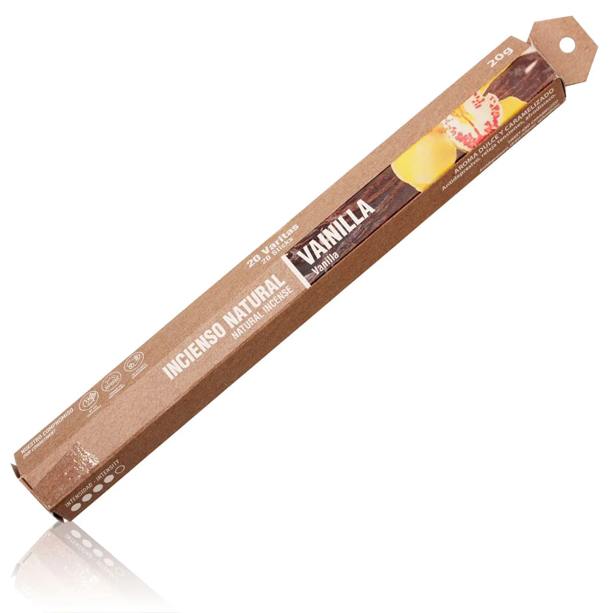 Incienso Natural 20 Sticks Vainilla SYS Aromas | Fragancia Dulce | Ambiente Relajante | Aroma Duradero