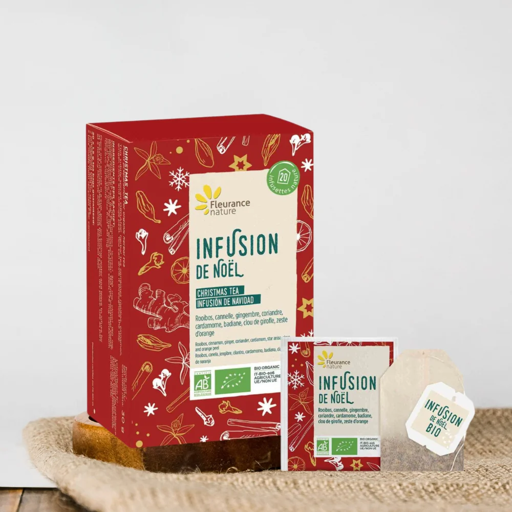 Infusión De Navidad Eco Fleurance Nature 20 Bolsitas De 1,5g - Image 2