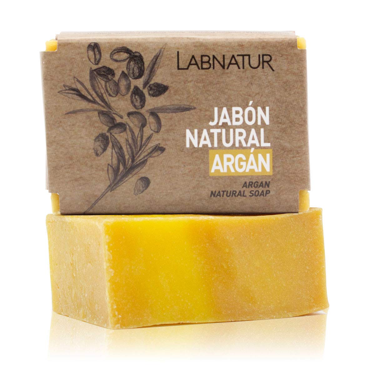 Jabón Natural Argán Labnatur 100 g | Nutritivo | Regenerador | Piel Suave y Elástica