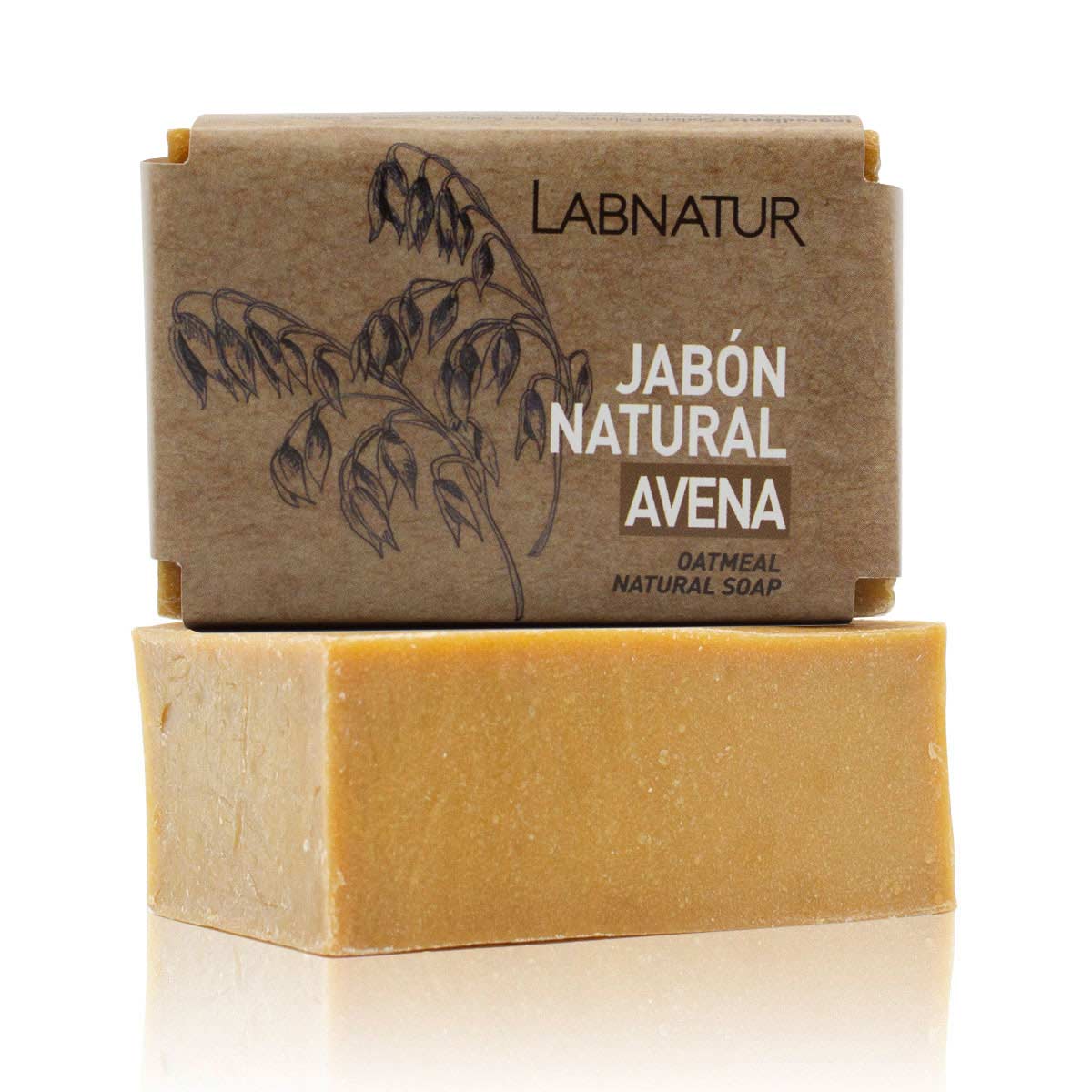 Jabón Natural Avena Labnatur 100 g | Calmante | Piel Sensible | Hidratación Suave