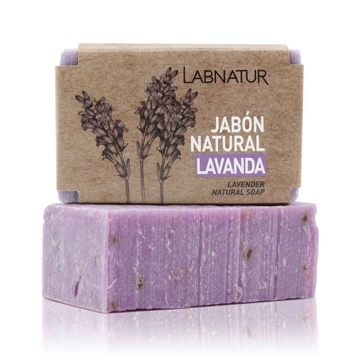 Jabón Natural Lavanda Labnatur 100 g | Relajante | Limpieza Suave | Piel Equilibrada