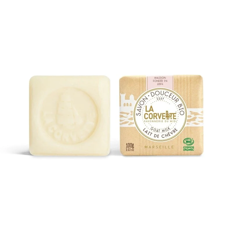 Jabón pastilla leche de cabra La Corvette 250 ml - Image 3