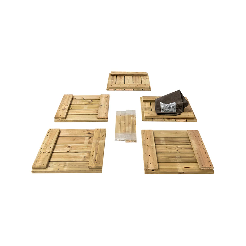 Jardinera De Madera Para Exterior Atrium Hortalia 40x40x40 Cm - Image 5