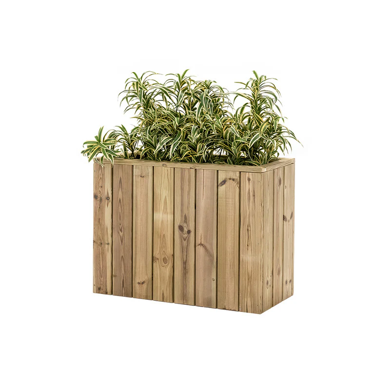 Jardinera De Madera Para Exterior Atrium Hortalia 80x34x60 Cm