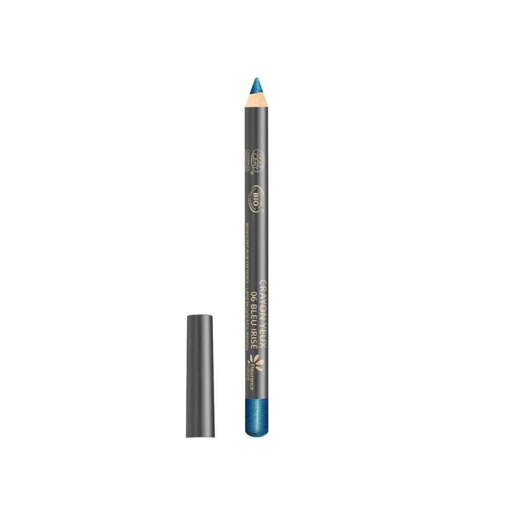 Lápiz De Ojos Azul Irisado Eco Fleurance Nature 1,1g