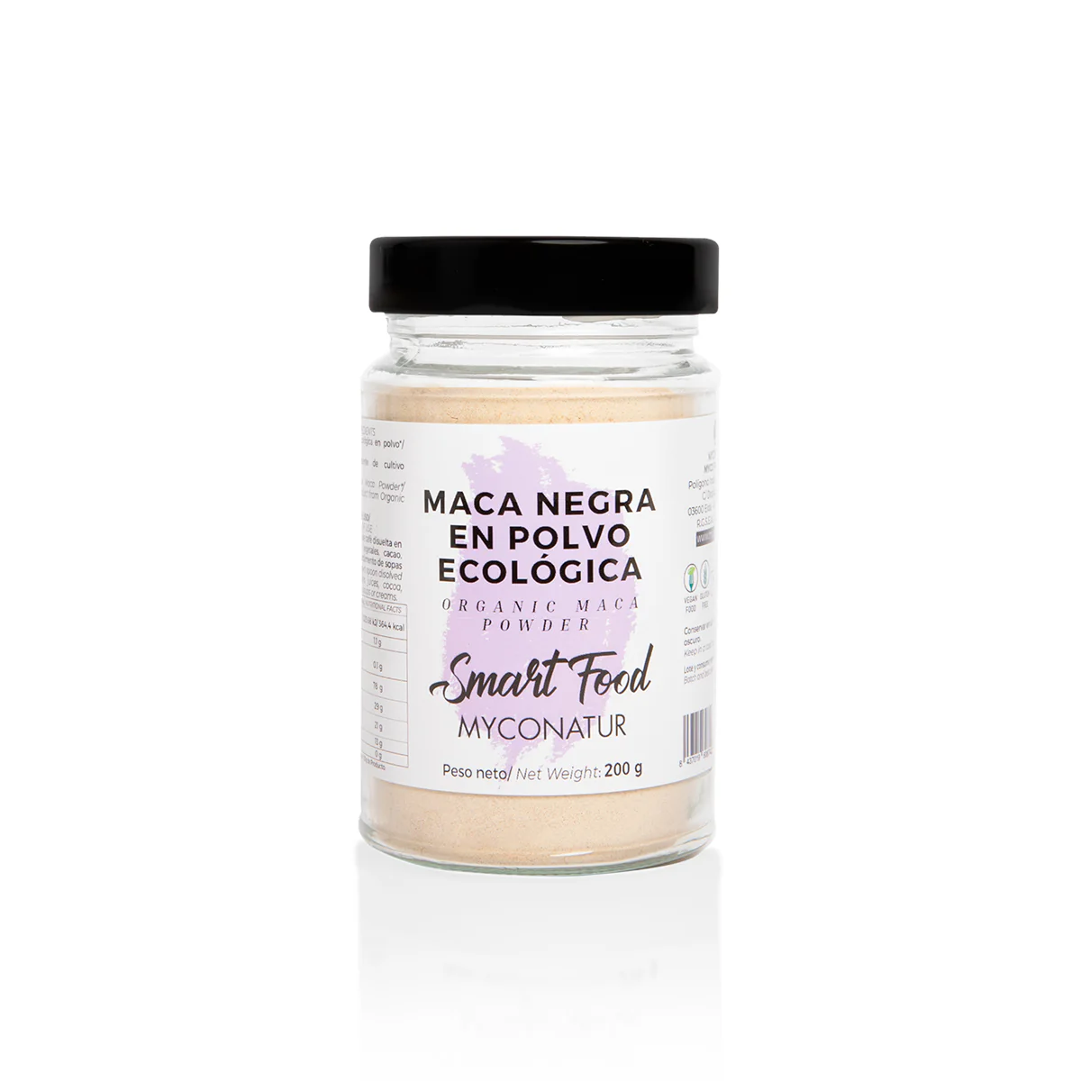 Maca Negra En Polvo Ecológica Myconatur 200g