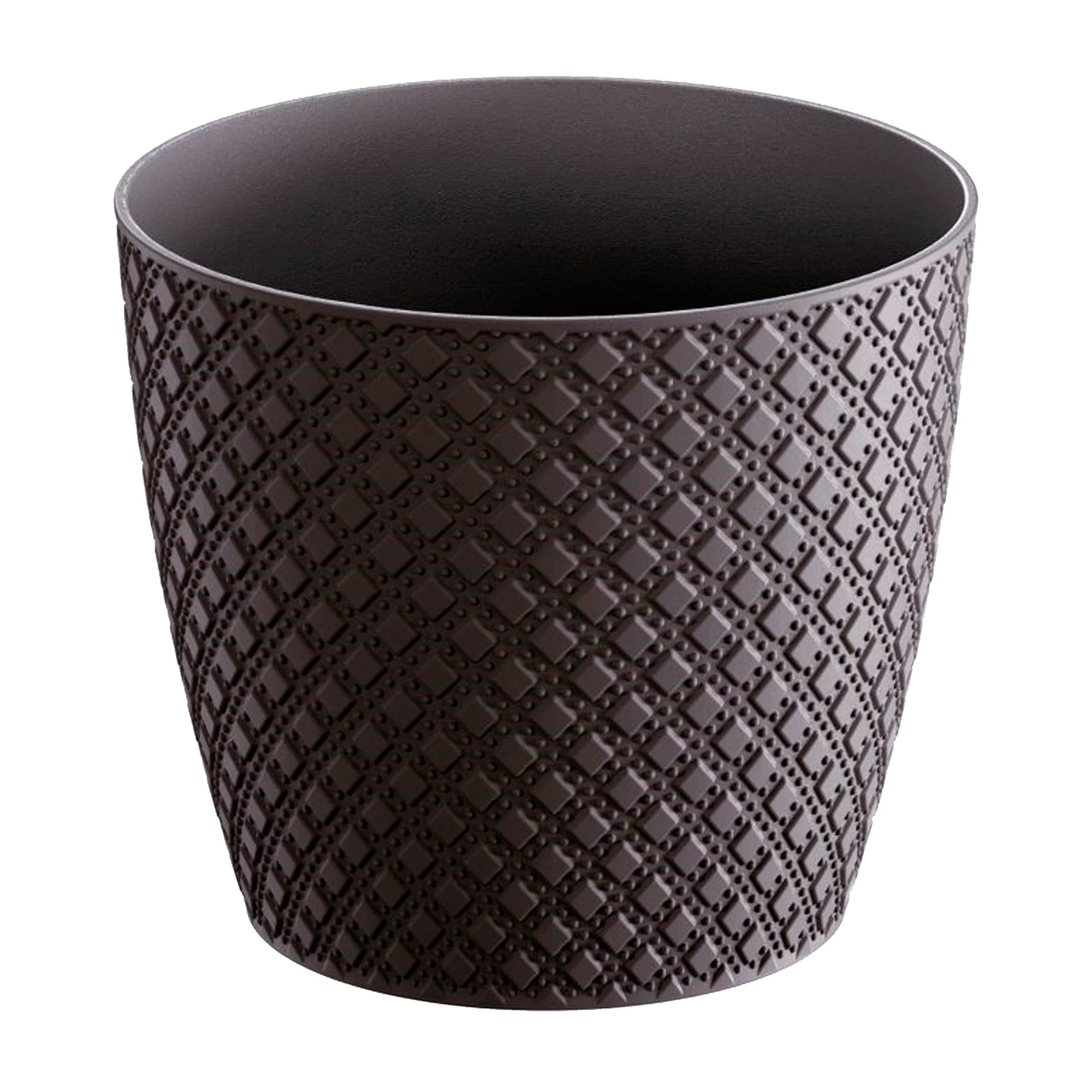 Maceta Orient 1l., Dimensiones (mm) 128x128x112, Color Antracita