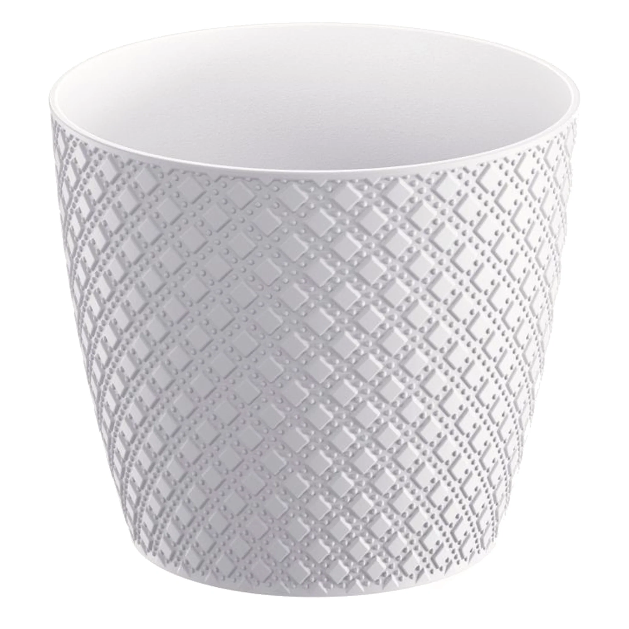 Maceta Orient 3,5l., Dimensiones (mm) 189x189x167, Color Blanco