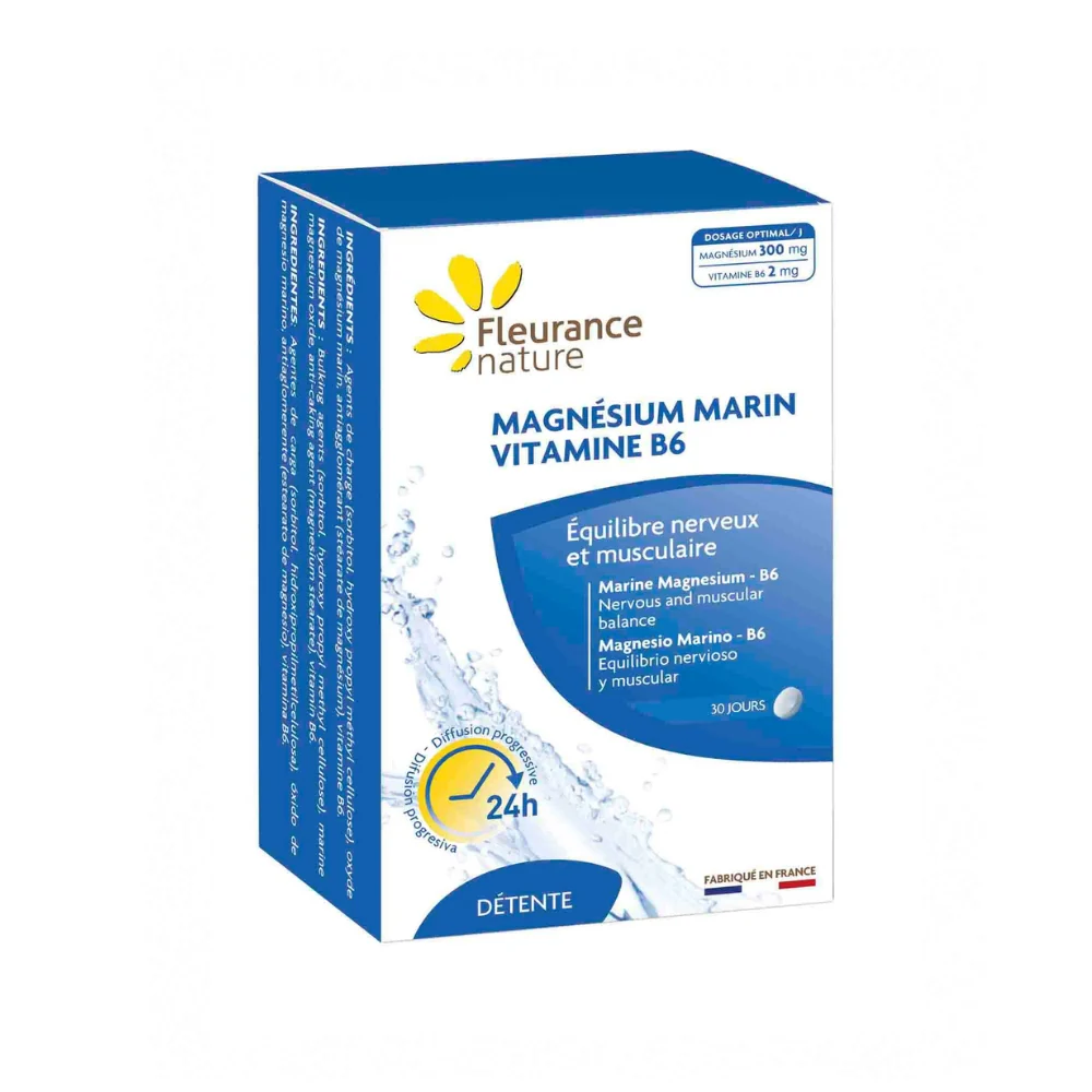 Magnesio Marino - B6 Fleurance Nature 60 Comprimidos