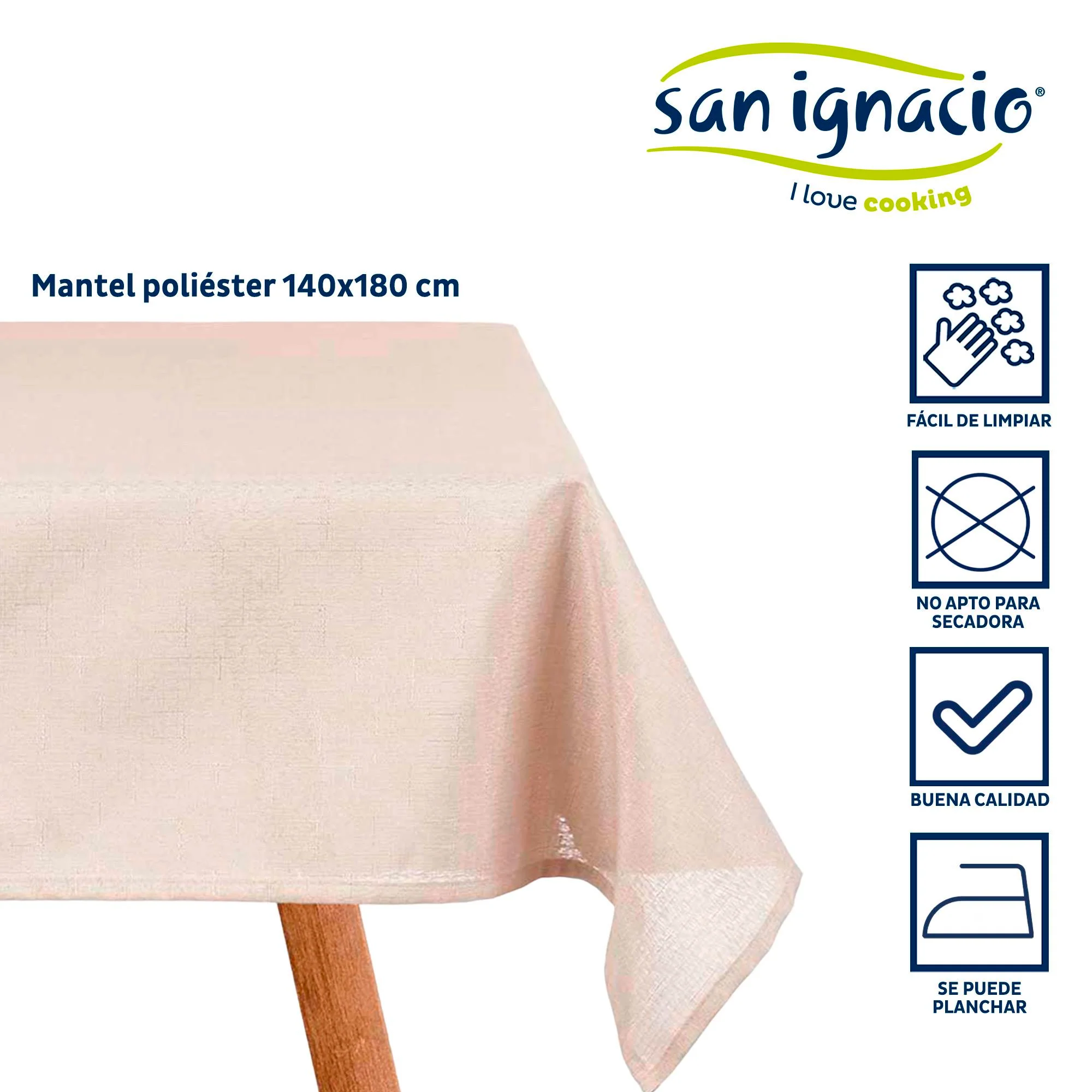 Mantel Poliester 140x180cm Crudo Colección Kinvara - Image 2