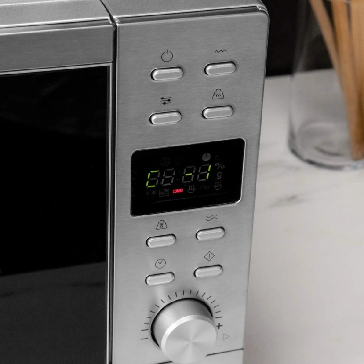 Microondas Independiente Digital Sin Plato Grandheat 2010 Flatbed Steel. Potencia 700 W, Capacidad 20 Litros, Grill De 900 W, 9 Funciones Preconfigu - Image 2