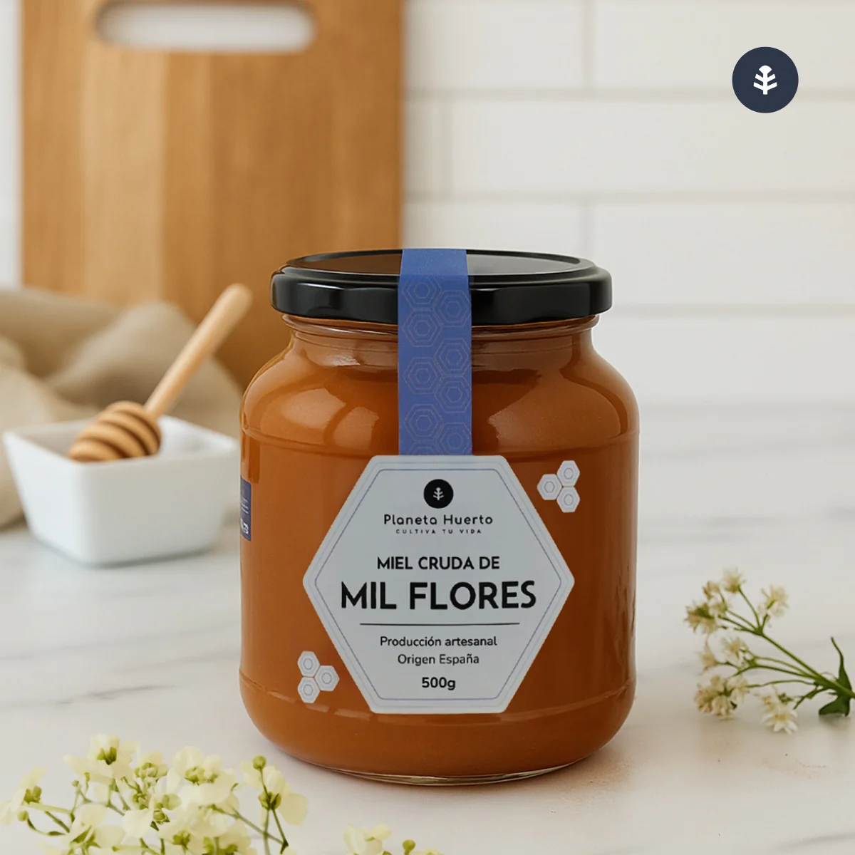 Miel Cruda de Mil Flores Planeta Huerto 500 g - Image 5