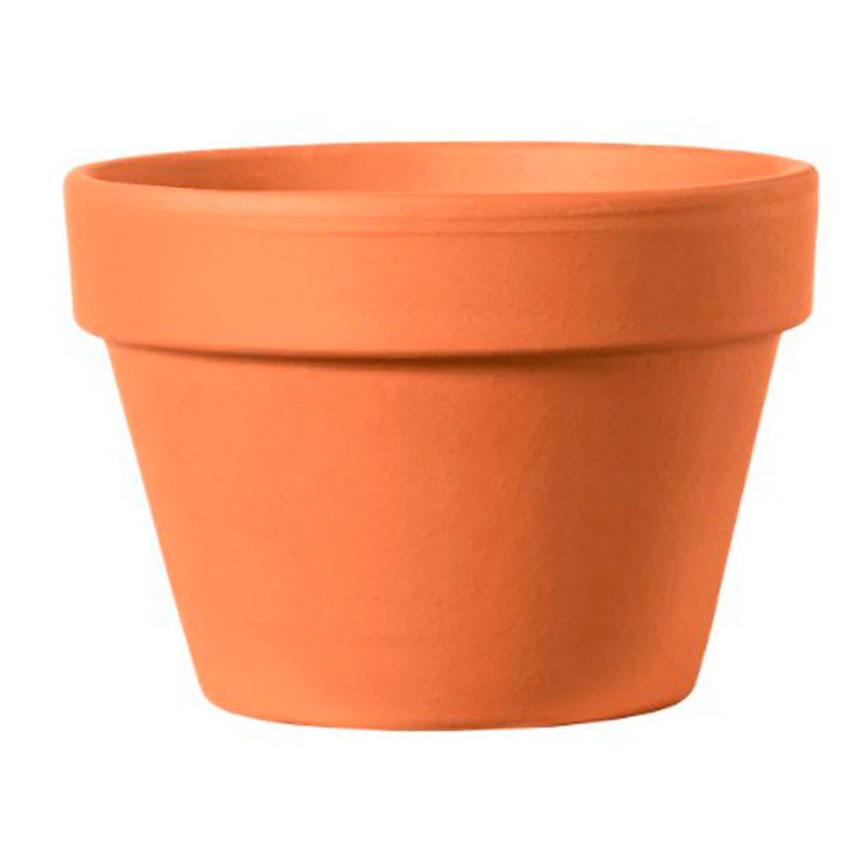 Mini Maceta Barro Rojo Deroma 17 Cm Ø