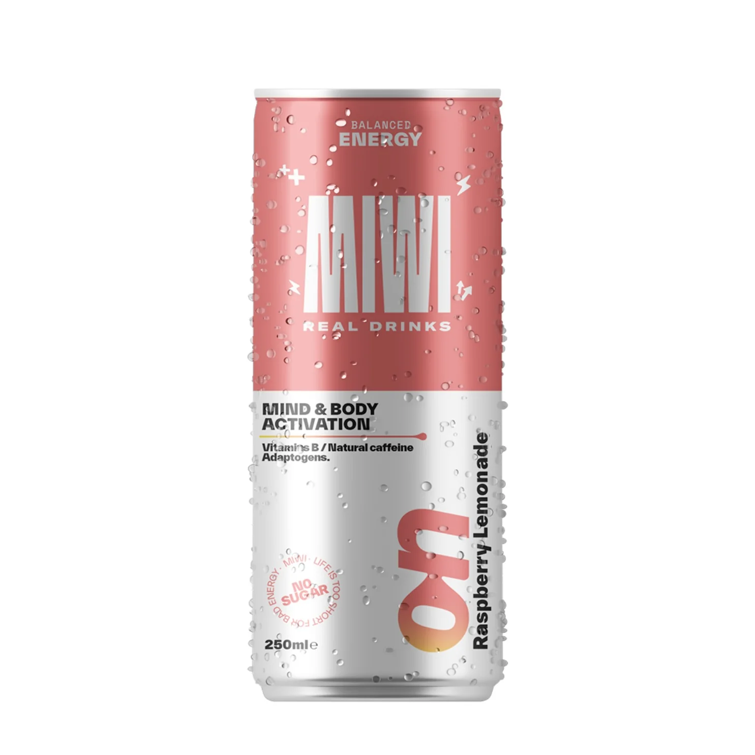 Miwi On Raspberry Lemonade 0% Azucar Miwi 12 Latas 25cl - Image 2