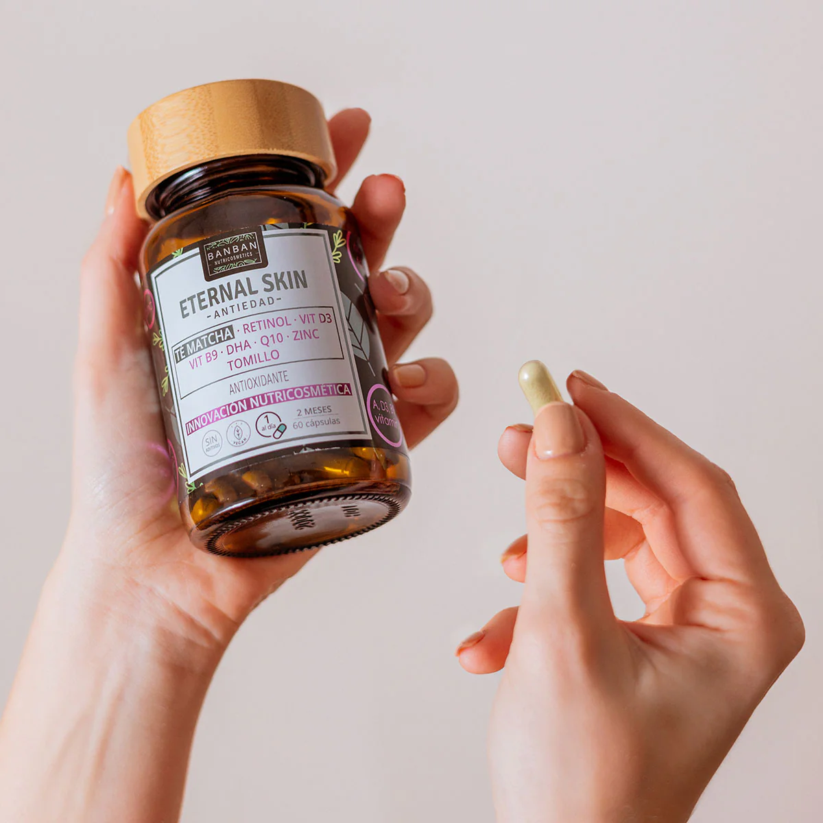 Nutricosmético Eternal Skin 60cap Banban - Image 3