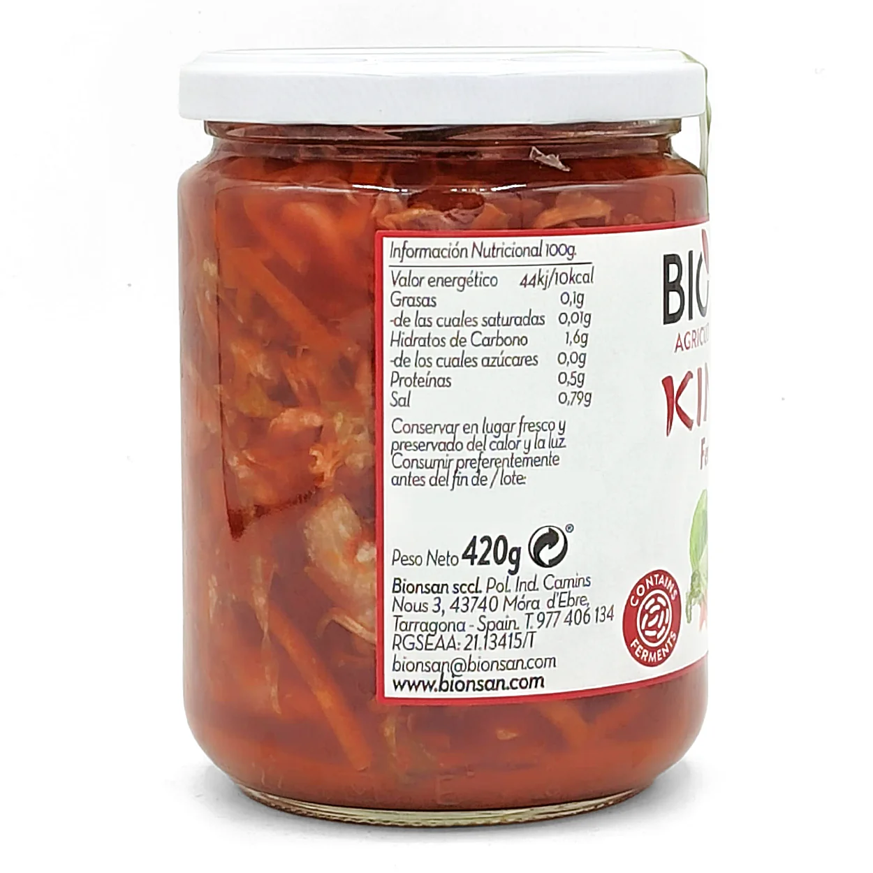 Pack 2 Fermentados: Kimchi Y Salsa Kimchi Gourmet Eco Bionsan - Image 3
