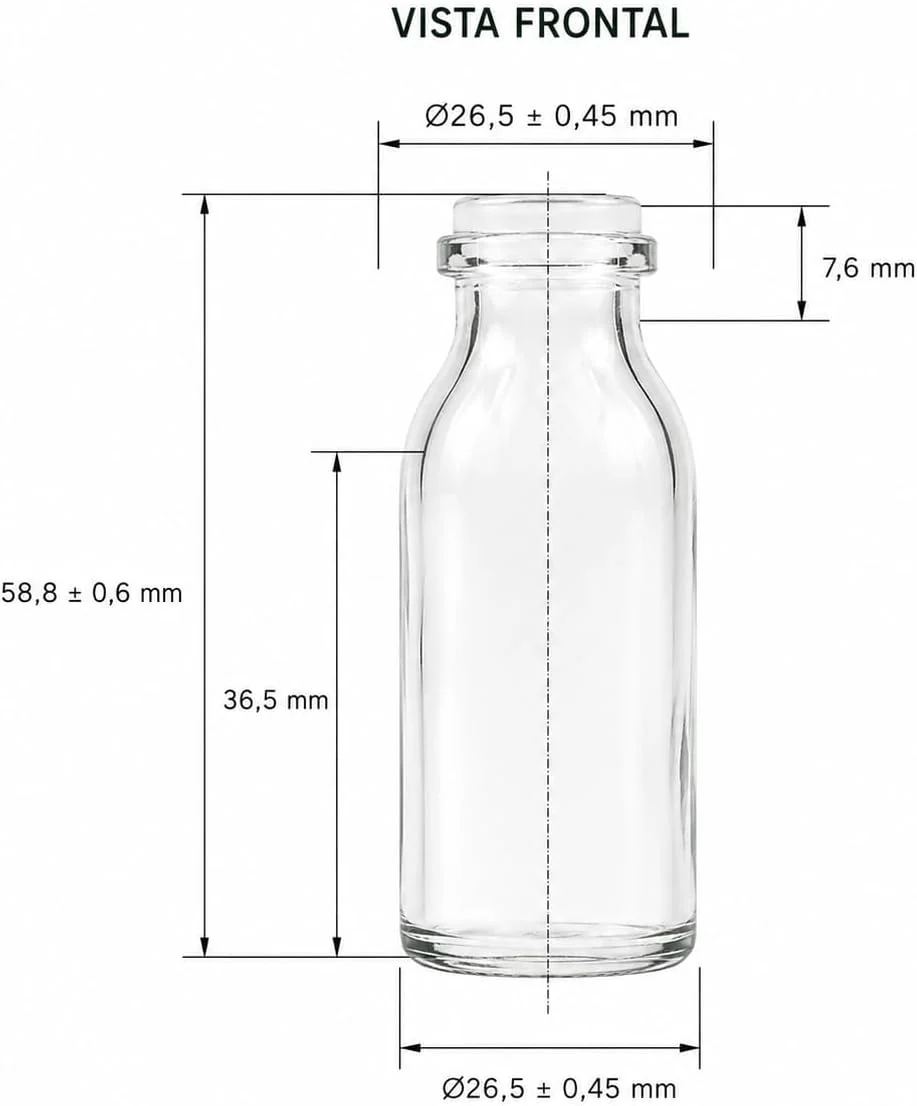 Pack 20 Botellas Cristal 15 ml | Tapón Obturador | Viales Rellenables | Aceites y Cosmética - Image 2
