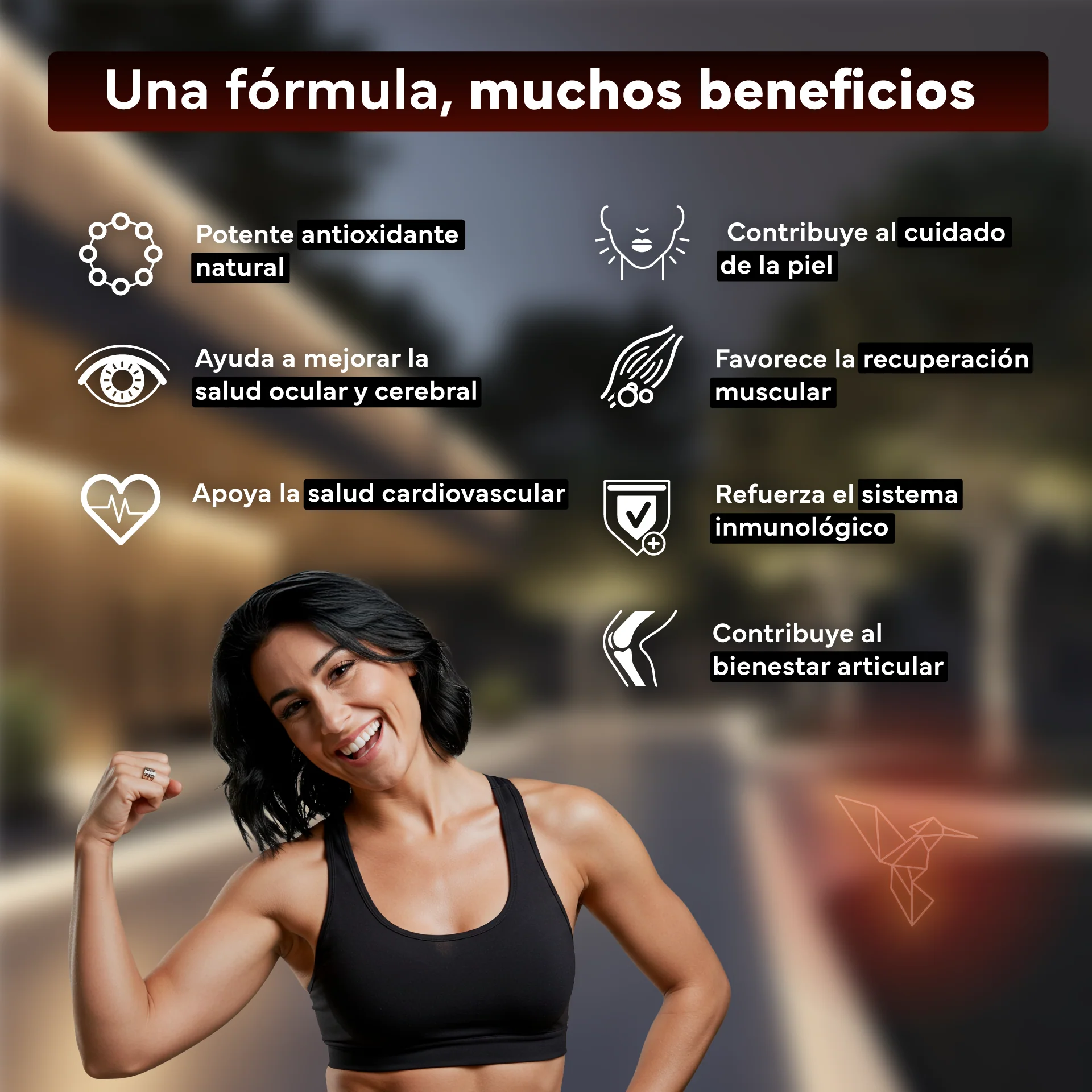 Pack 2x Astaxantina Con Coq10 Sevens Nutrition. Antioxidante Para Energía Y Piel Sana. - Image 3
