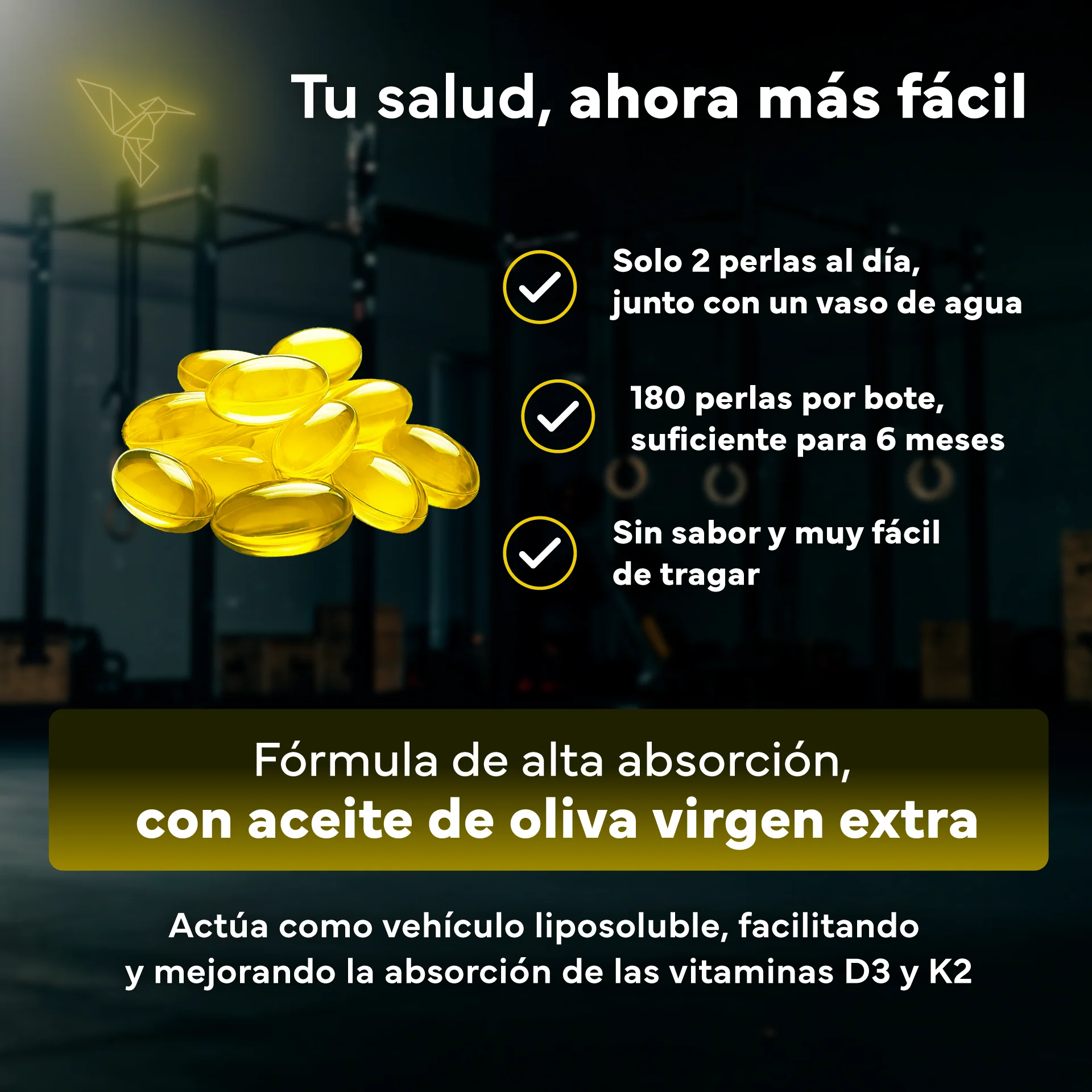 Pack 2x Vitamina D3 + K2 Sevens Nutrition. Saúde Óssea. - Image 5