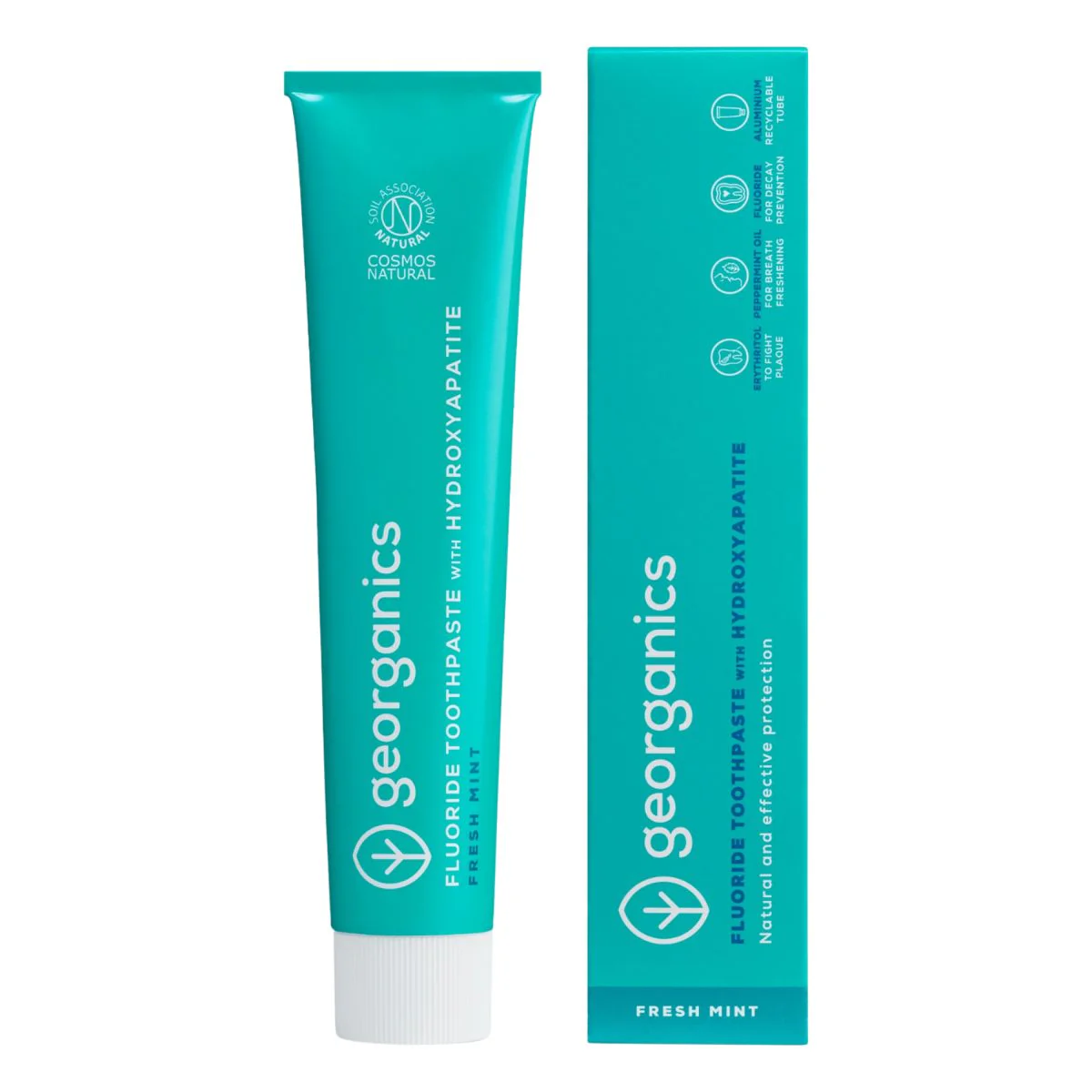 Pasta de dientes con Hidroxiapatita Menta Georganics 75 ml