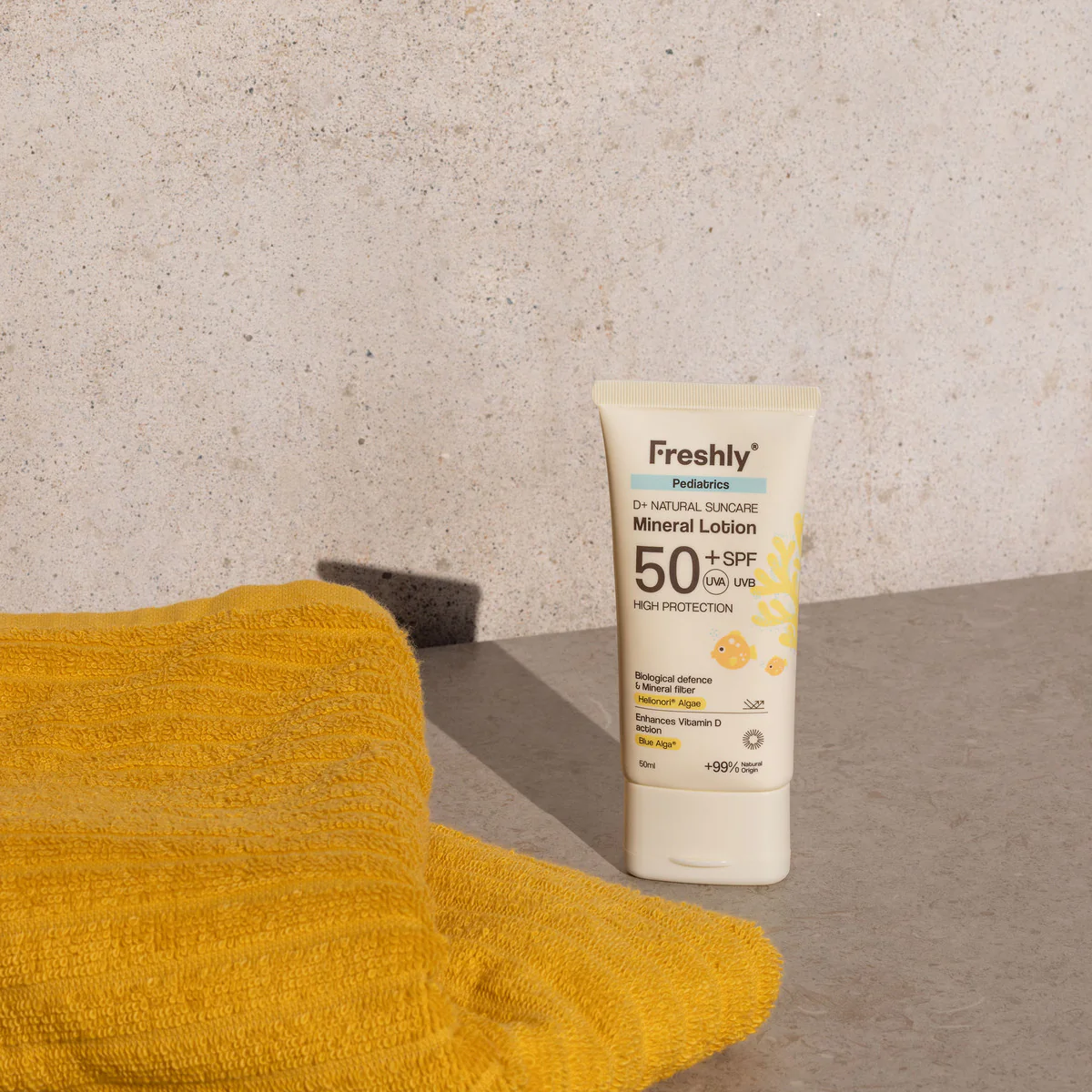 Pediatrics D+ Natural Suncare Mineral Lotion SPF50 Freshly Cosmetics 50 ml - Image 2
