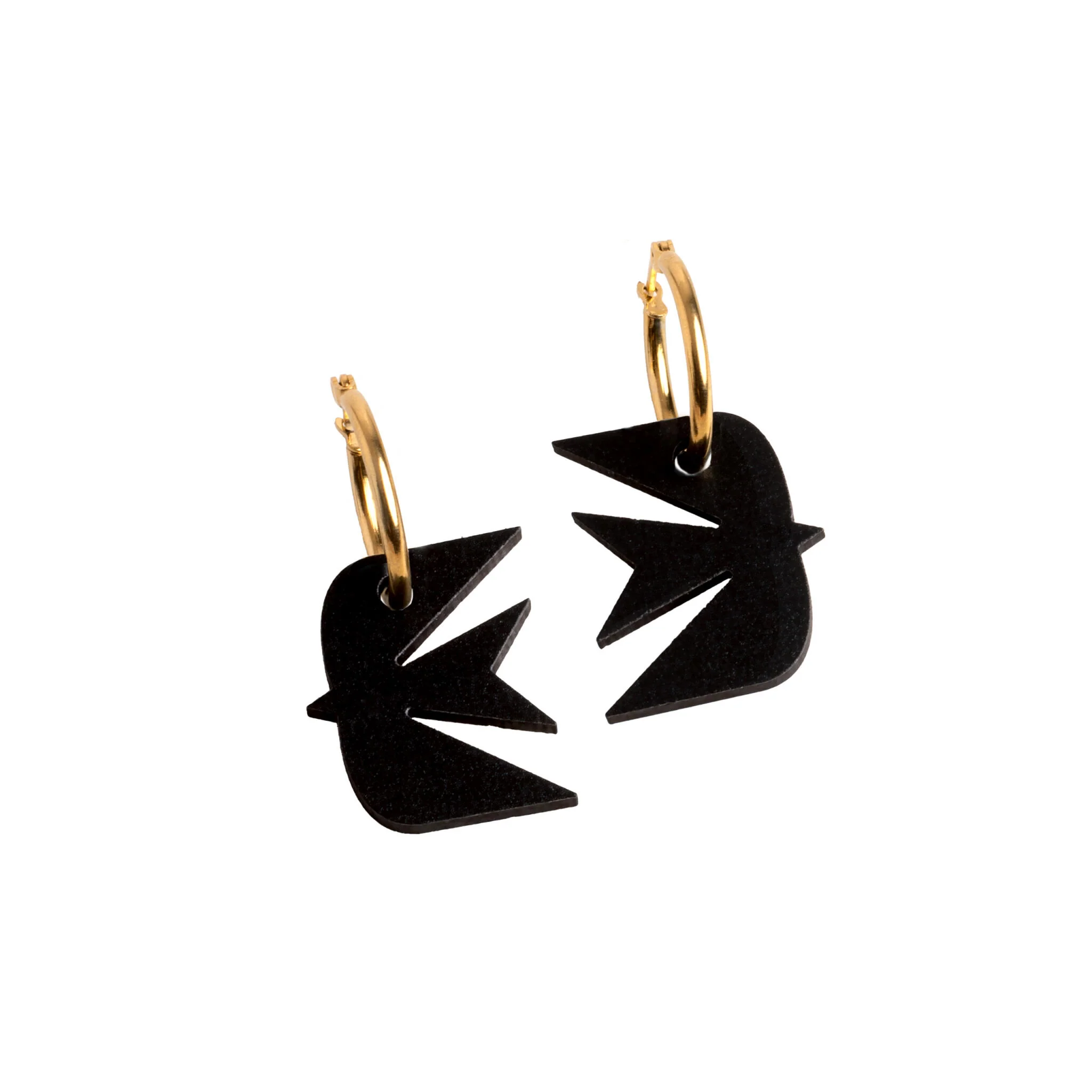 Pendientes Swallow De Madera | Joyería Artesanal, Ligera Y Elegante | Diseño Natural Y Original