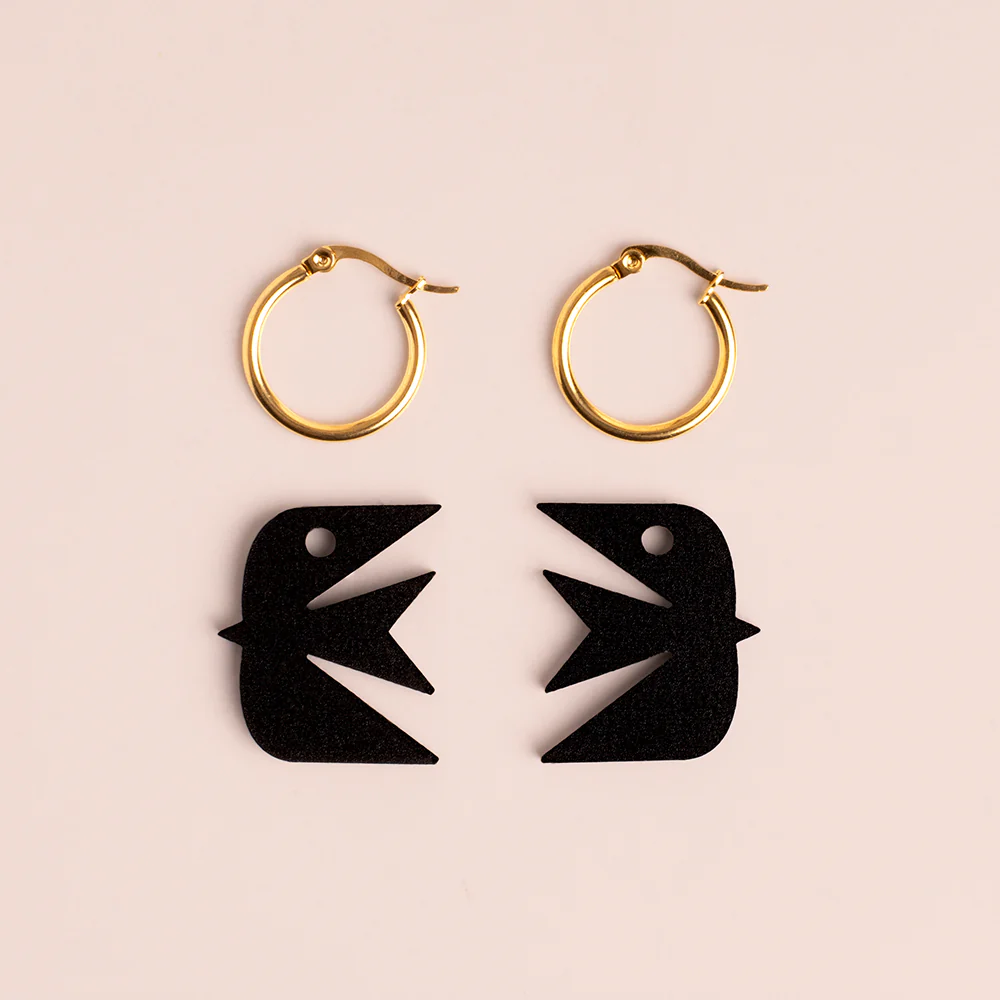 Pendientes Swallow De Madera | Joyería Artesanal, Ligera Y Elegante | Diseño Natural Y Original - Image 3