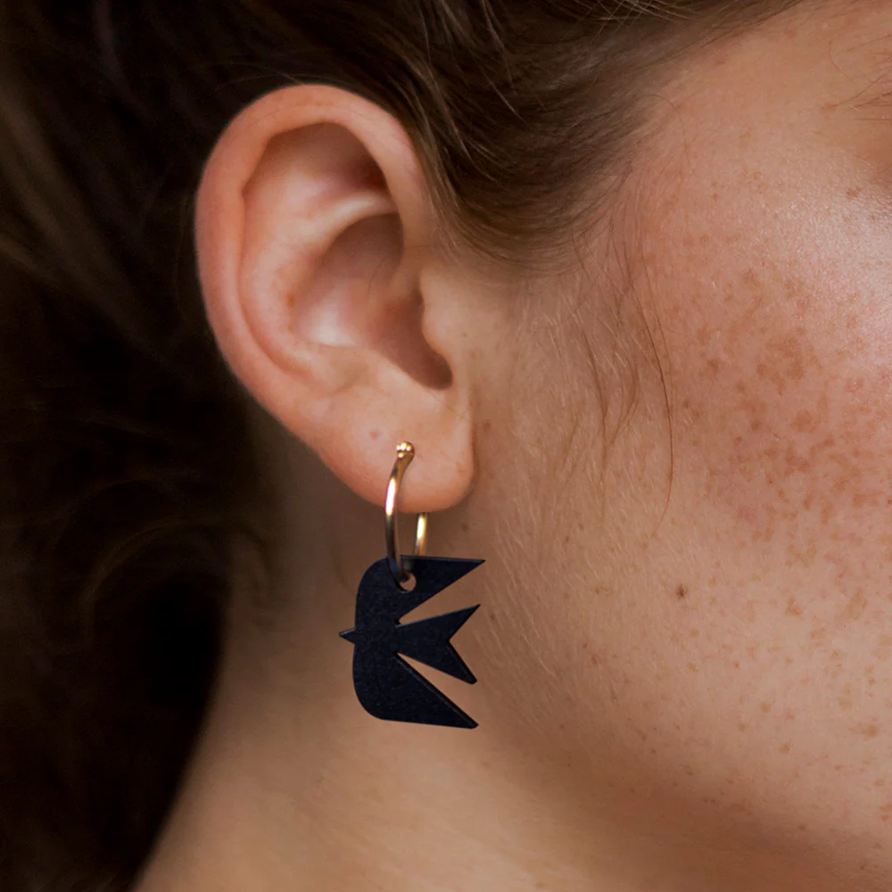Pendientes Swallow De Madera | Joyería Artesanal, Ligera Y Elegante | Diseño Natural Y Original - Image 4