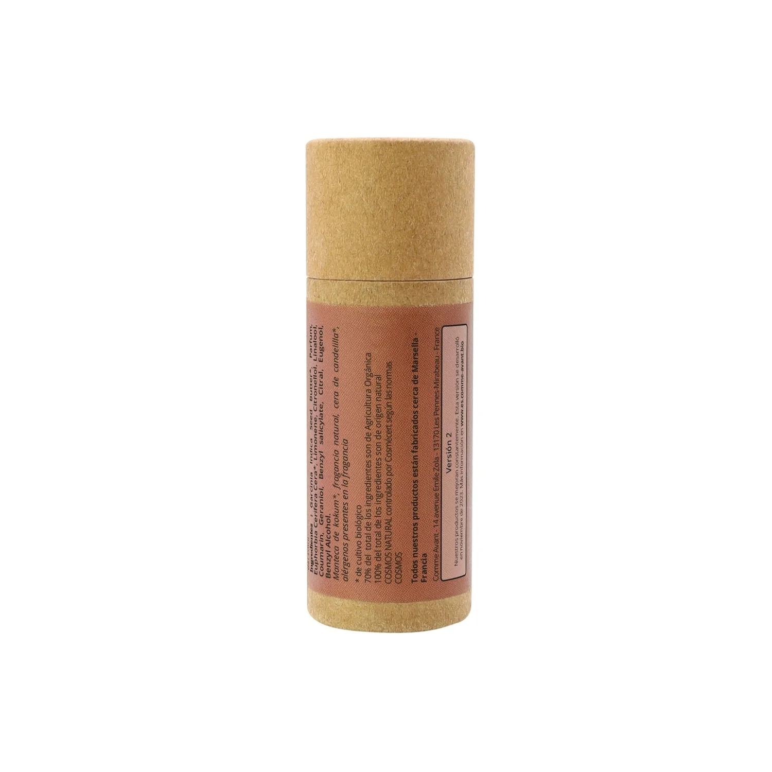 Perfume sólido amaderado y especiado con manteca de kokum Tonka y Madera de sándalo Comme Avant 20 ml - Image 2