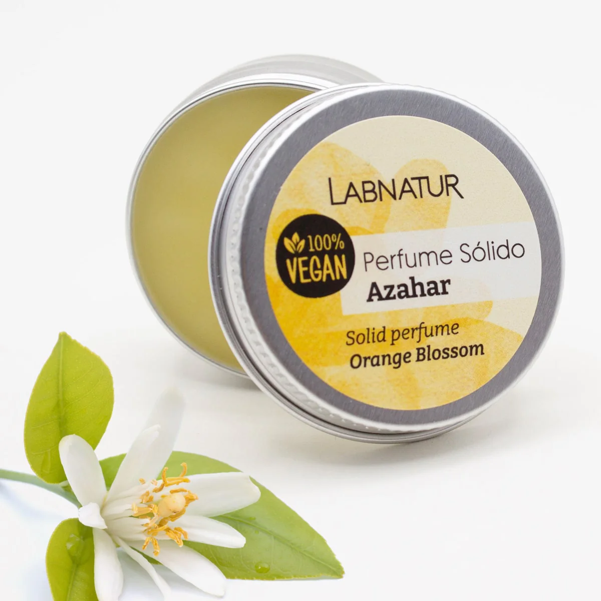 Perfume Sólido Azahar Labnatur 15 ml | Aroma Floral Relajante | Formato Compacto | Uso Diario - Image 2