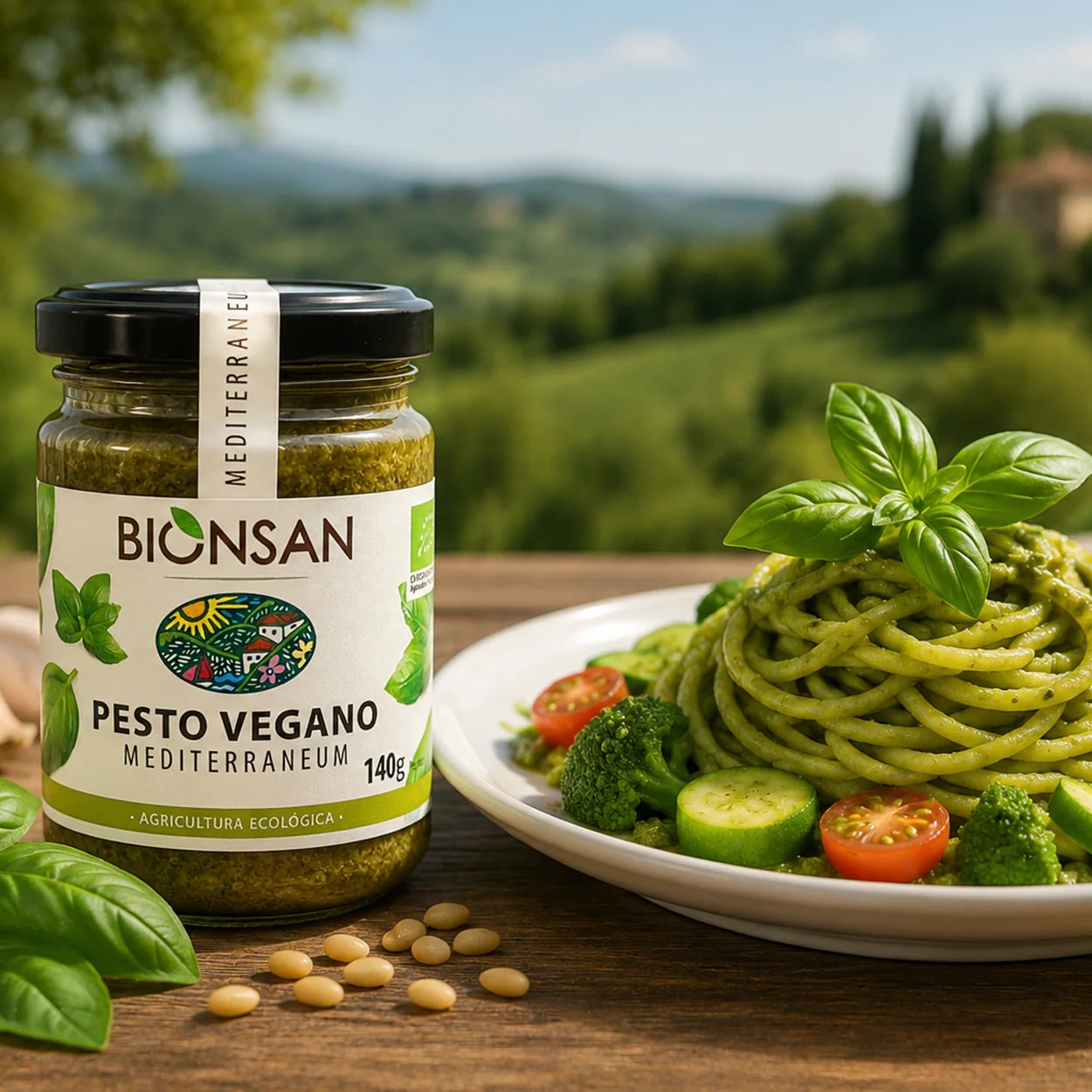 Pesto Vegano Eco Bionsan 140g - Image 4