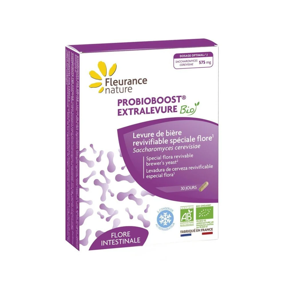 Probioboost® Extralevadura Levadura De Cerveza Revivificable Eco Fleurance Nature 30 Cápsulas