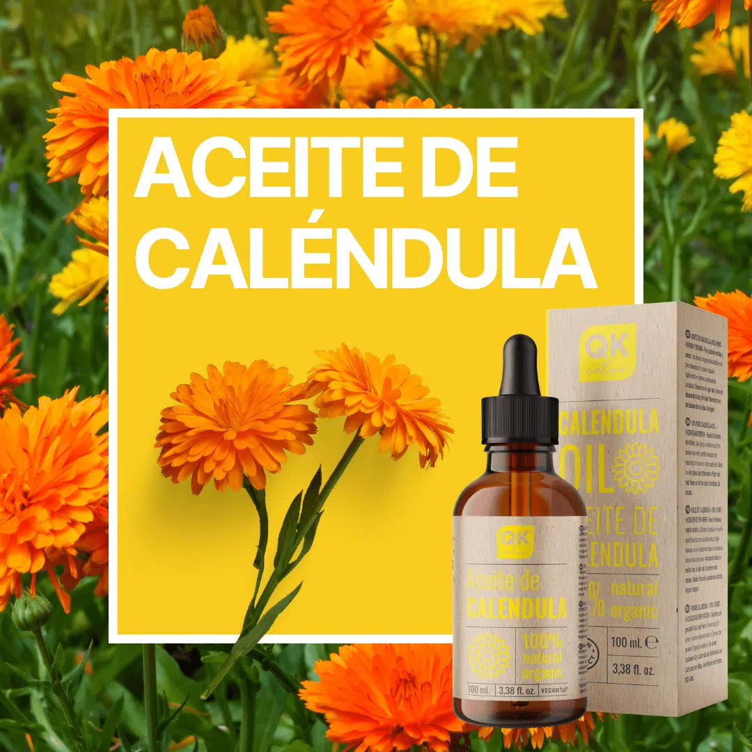 QKnatur - Aceite De Caléndula 100% Puro Orgánico - 100ml- Pieles Sensibles, Secas Y Agrietadas. Calmante Y Cicatrizante - Image 2