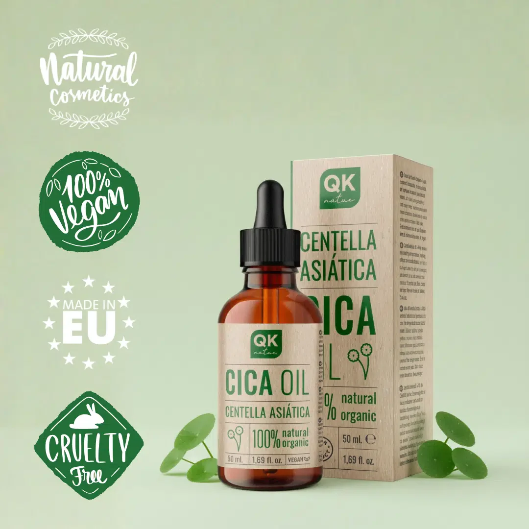QKnatur - Aceite De Centella Asiática - Reparador Natural Para La Piel. Elasticidad Y Luminosidad Rostro Y Cuerpo | 50ml - Image 5