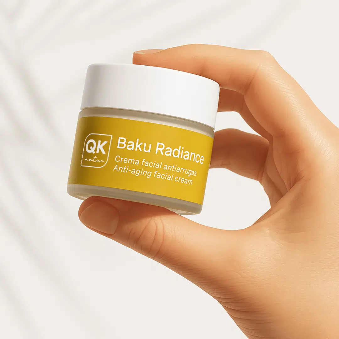 QKnatur - Baku Radiance Crema Facial Antiarrugas Con Bakuchiol, Vit C Y Q10 – Reafirma, Unifica Y Revitaliza – 50 Ml - Image 6