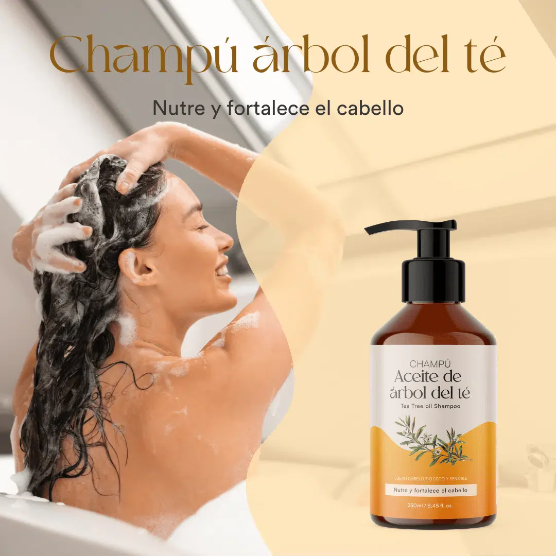 QKnatur - Champú Aceite Del Árbol Del Té 250 Ml. Elimina Caspa. Para El Picor Y La Irritación. Cuero Cabelludo Sensible - Image 4