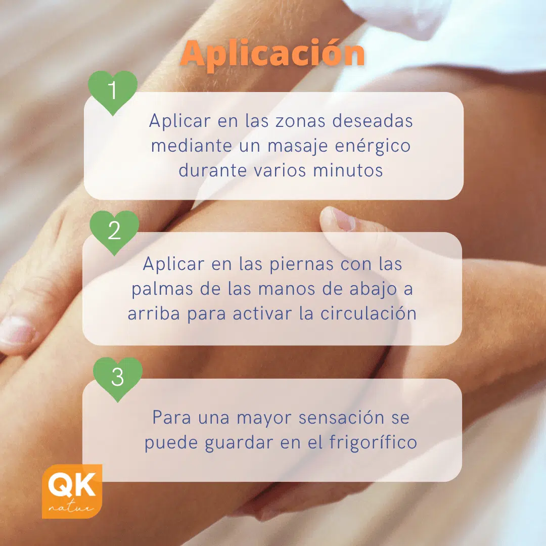 QKnatur - Gel Árnica & Ginkgo Efecto Frío 500ml - Alivio Y Frescor Para Piernas Y Pies Cansados - Relajante E Hidratante - Image 4