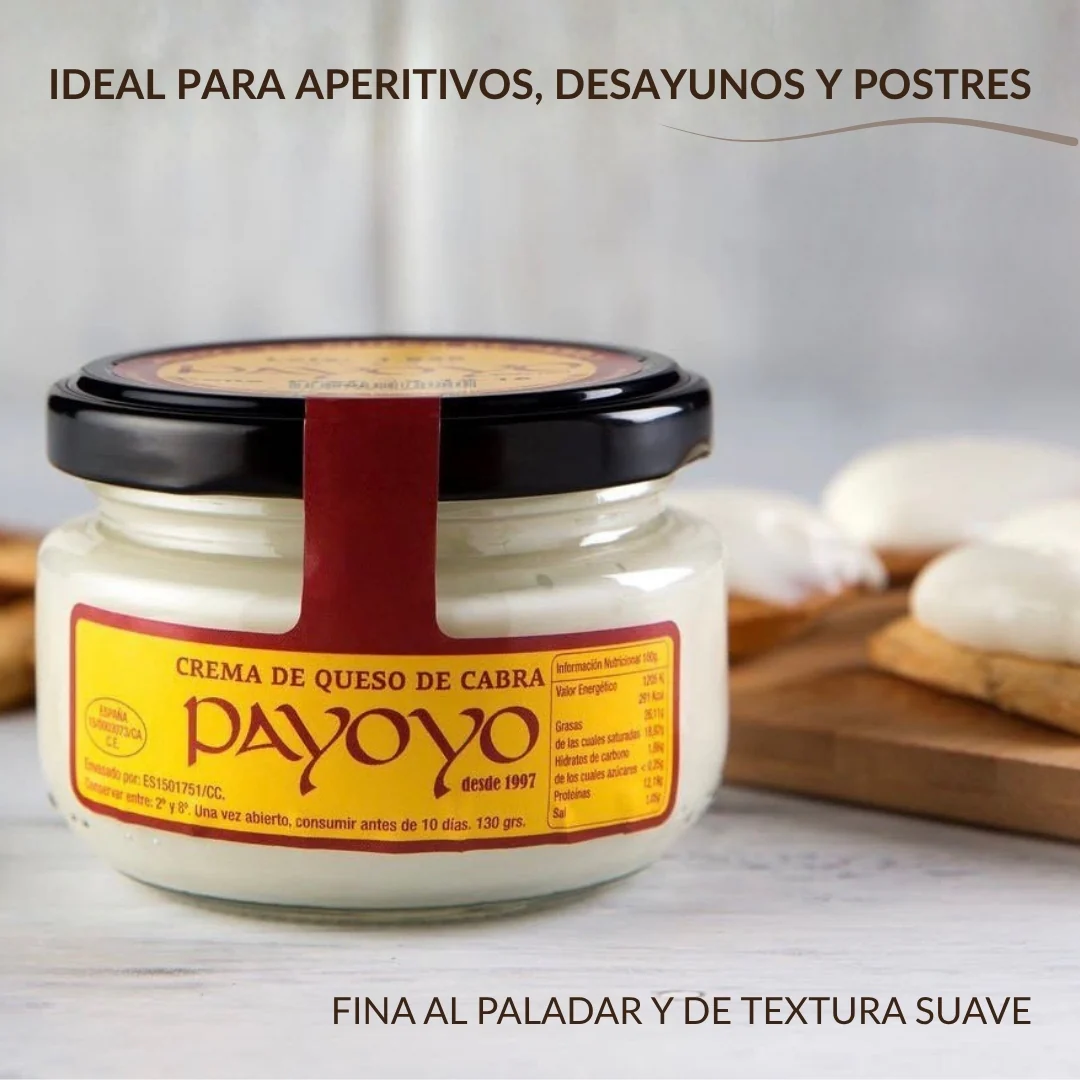 Quesoqueso® Cesta Queso Gourmet Regalo De Queso Payoyo | Queso Semicurado, Queso Crema De Cabra Y Rulo De Queso De Cabra - Image 5