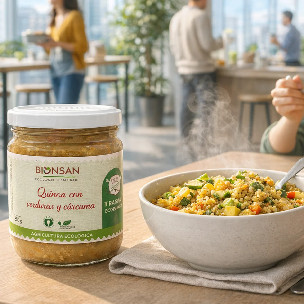 Quinoa Con Verduras Mediterraneas Eco Bionsan 280gr - Image 6