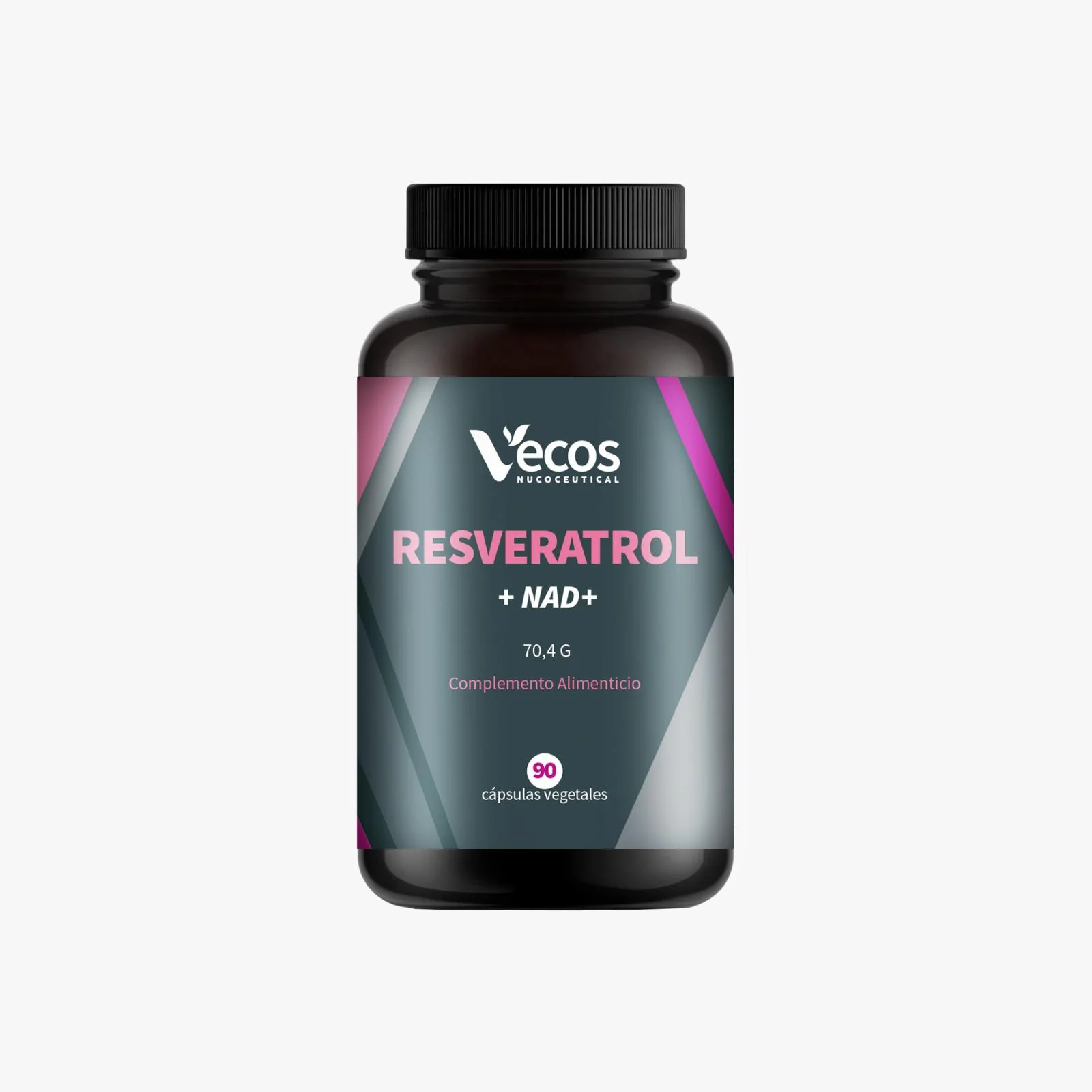 Resveratrol + Nad⁺ Vecos 90 Cápsulas | Antioxidante Y Antienvejecimiento | Resveratrol + Quercetina