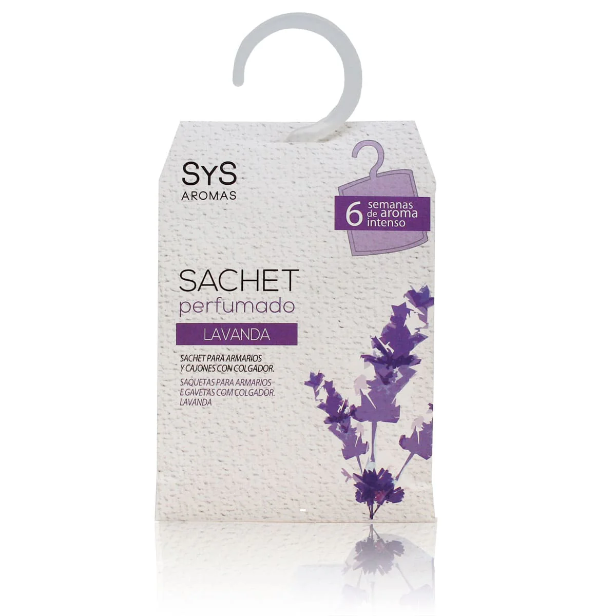 Sachet Perfumado Lavanda 12 g | Ambientador para Armarios y Cajones | Aroma Relajante y Fresco