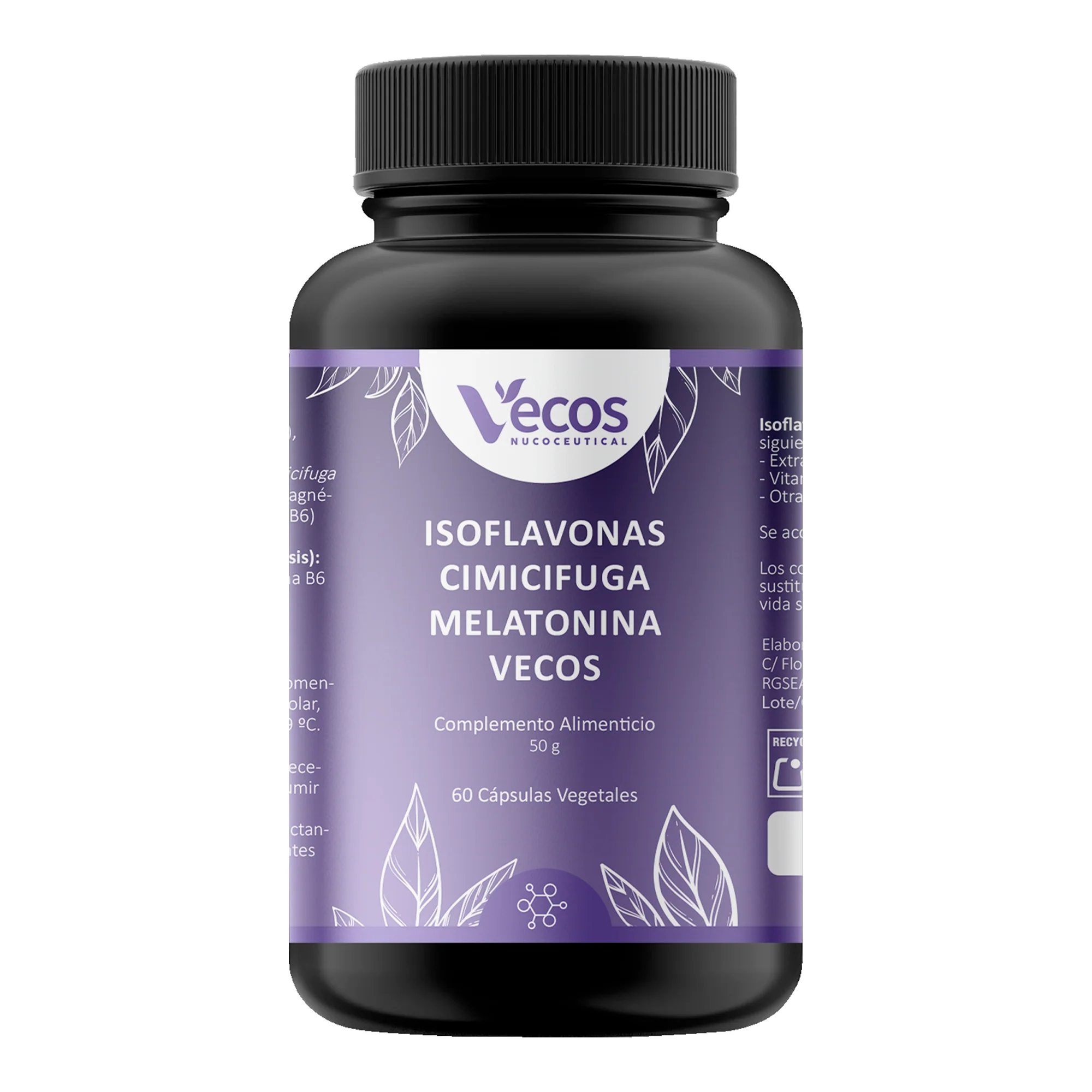 Sebopil Vecos 60 Cápsulas | Para Cuidado De Acné Y Piel Grasa | Zinc, Bardana Y Vitaminas B
