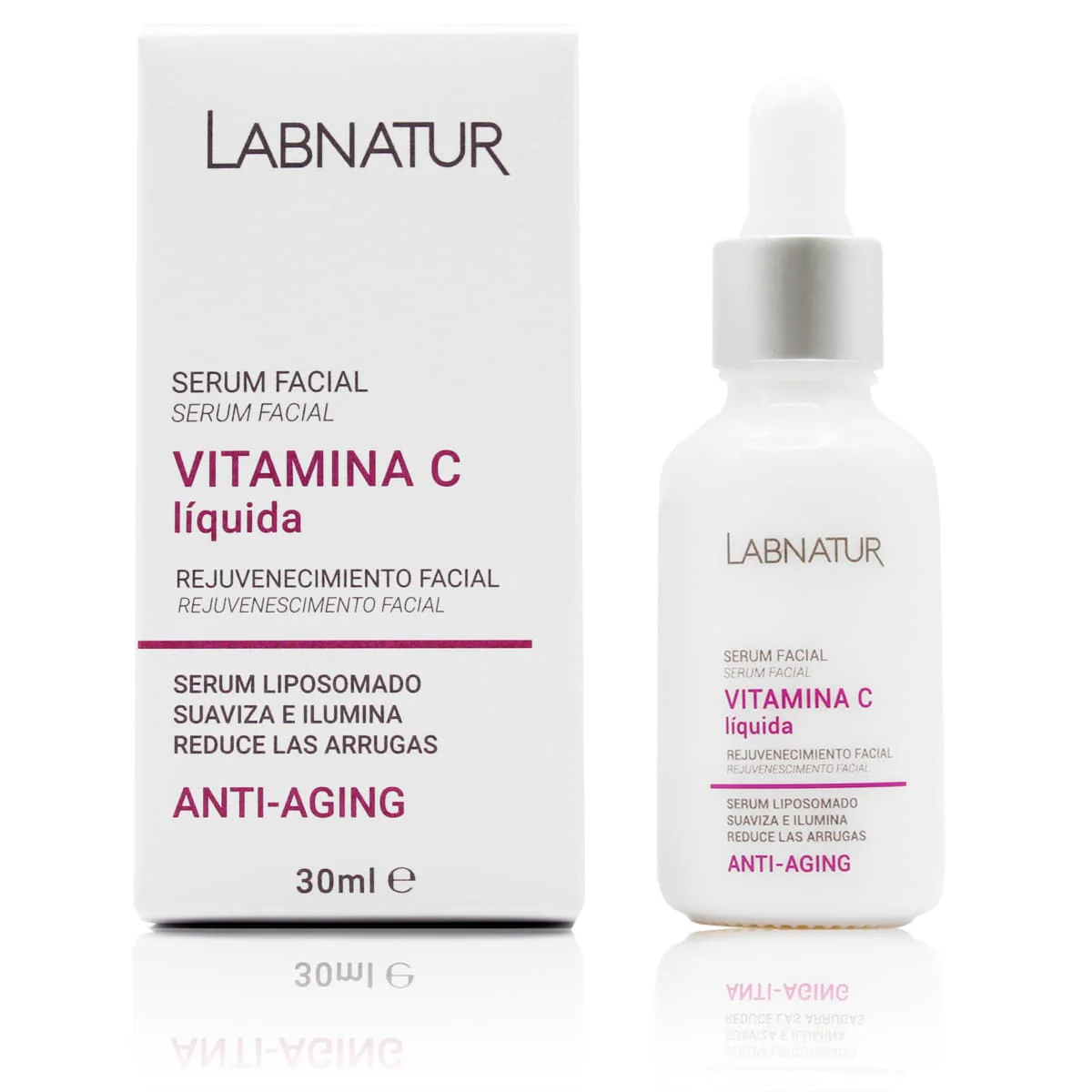 Sérum Vitamina C Líquida | Antioxidante E Iluminador | Anti-aging y Luminosidad | Piel Radiante y Uniforme