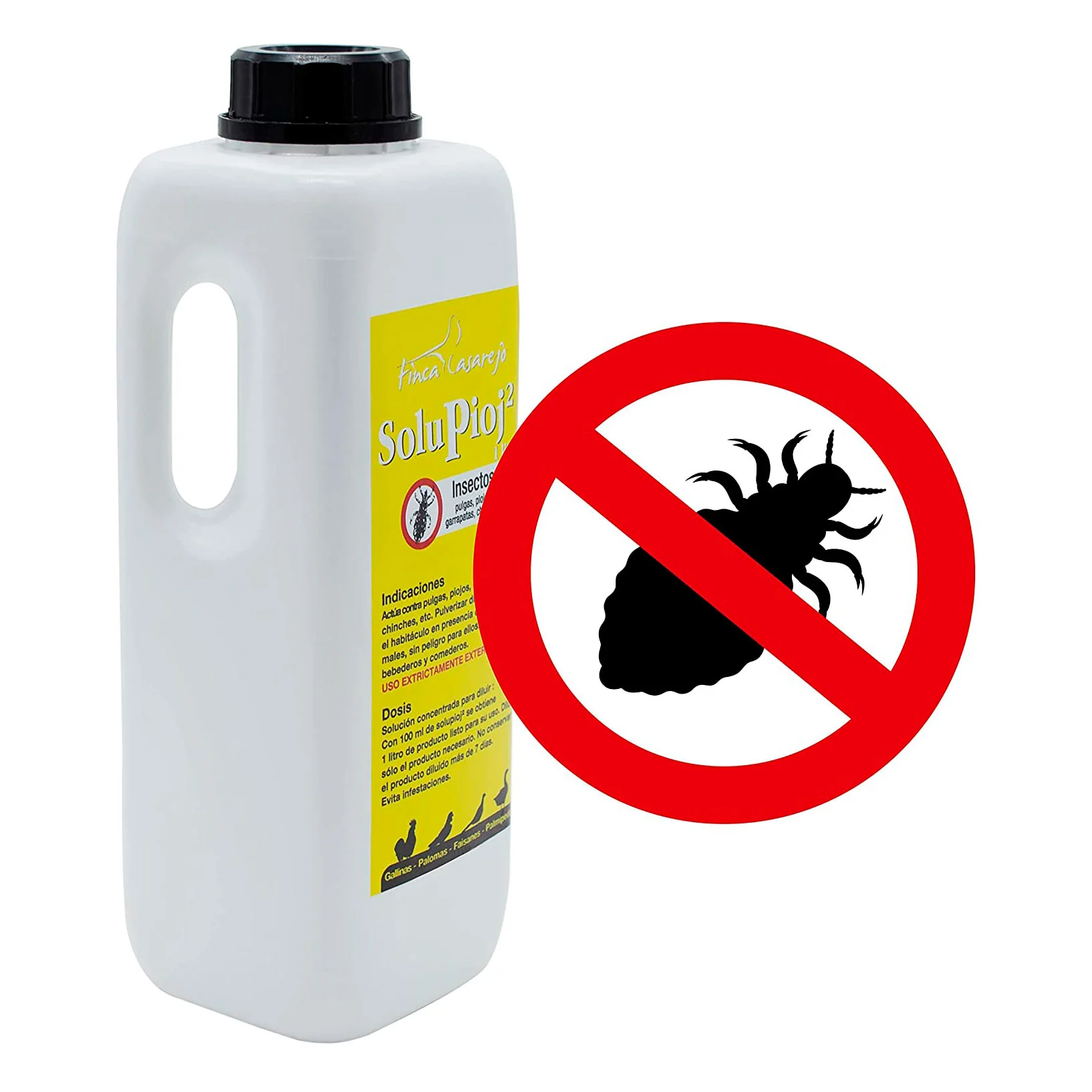 Solupioj (1 Litro) - Solución Biodegradable Para Eliminar Parásitos Externos Como Piojo, Ácaros, Garrapatas... - Image 2