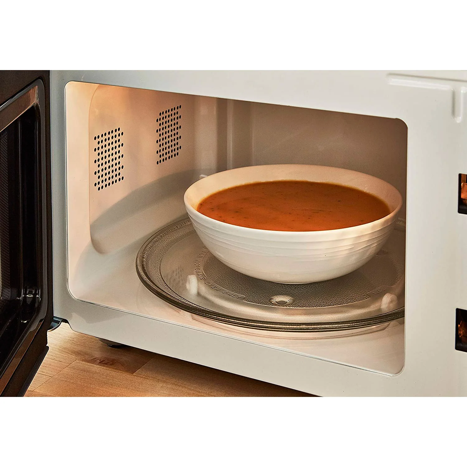 Swan Nordic Microondas Digital, 20l, 6 Niveles, Temporizador, Tirador Efecto Madera, Diseño, Sm22036whtneu, Blanco 800w - Image 6