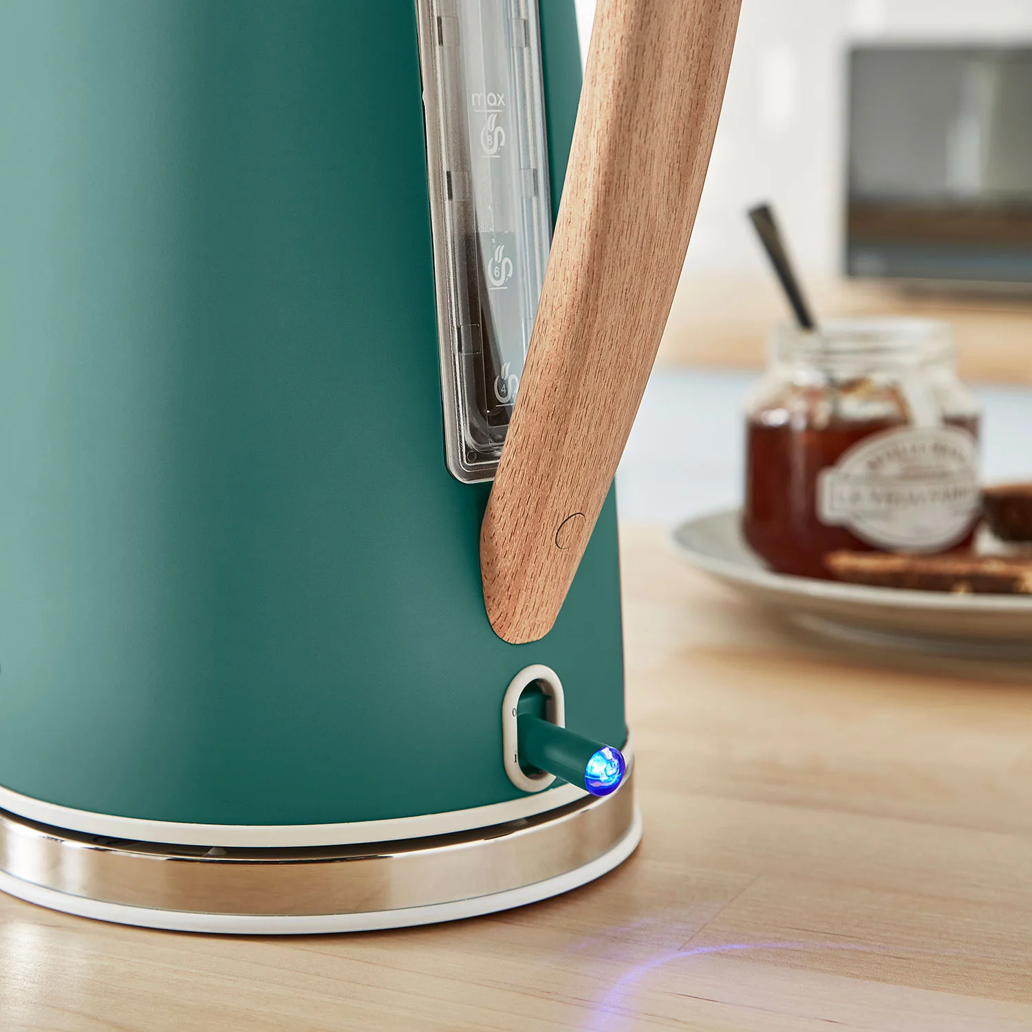 Swan Nordic Set Desayuno, Hervidor Agua 1,7 L, Tostadora Ranura Ancha 2 Rebanadas, Diseño, Stp2090greneu, Verde - Image 6