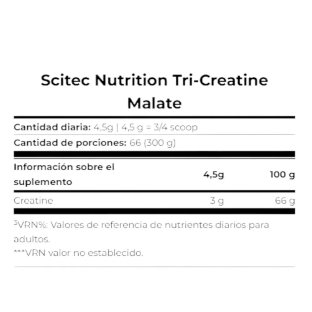 Tri - Creatine Malate Drink Powder 300 Gr - Image 2