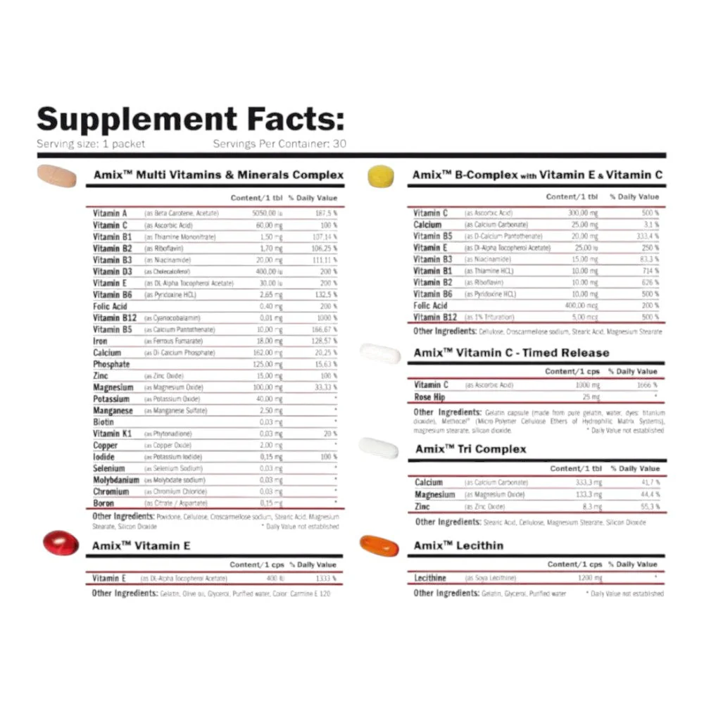 Vitamins & Minerals Superpack 30 Packs - Image 2