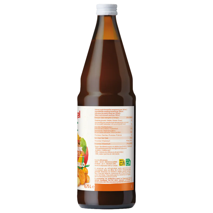 Zumo Multifrutas Vitaminas C y A BIO Voelkel 750ml - Image 3